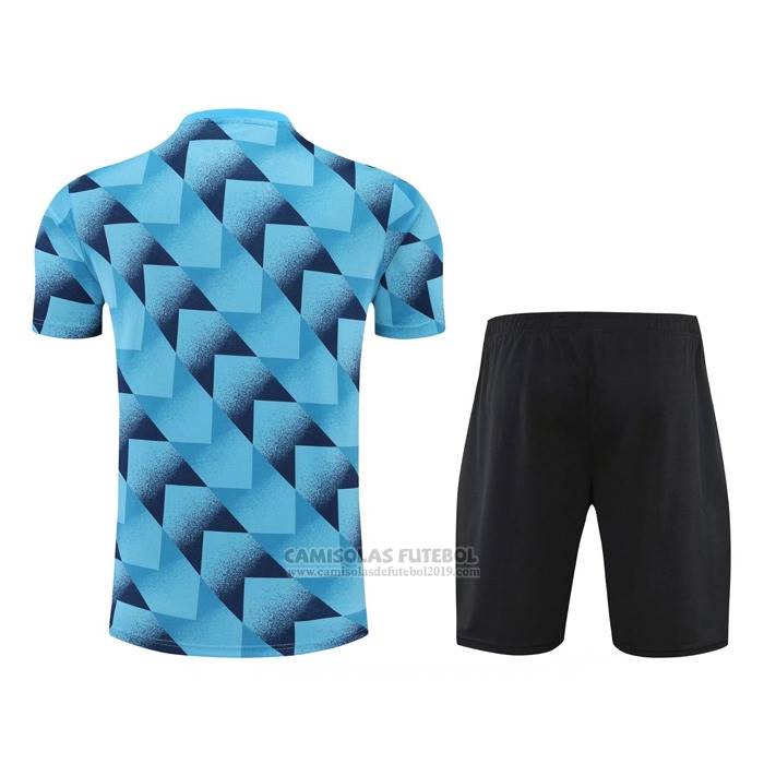 Fato de Treino Juventus Manga Curta 2022-2023 Azul - Calcas Curta
